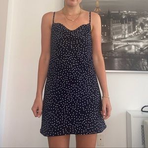 Princess Polly Loyal Hearts Mini Dress Navy